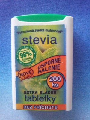 Stevia tabletky 200 ks 