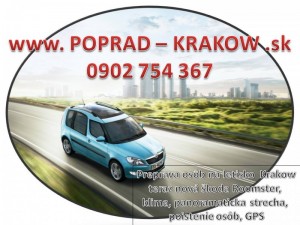 POPRAD - KRAKOW preprava osob